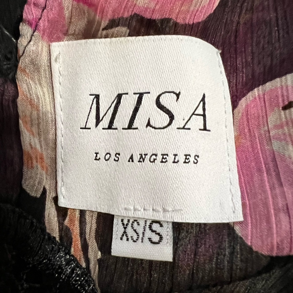 Anthropologie MISA Tie-Back Maxi Dress XS/S | Boho Chic Flowy Summer Dress - Picture 11 of 15